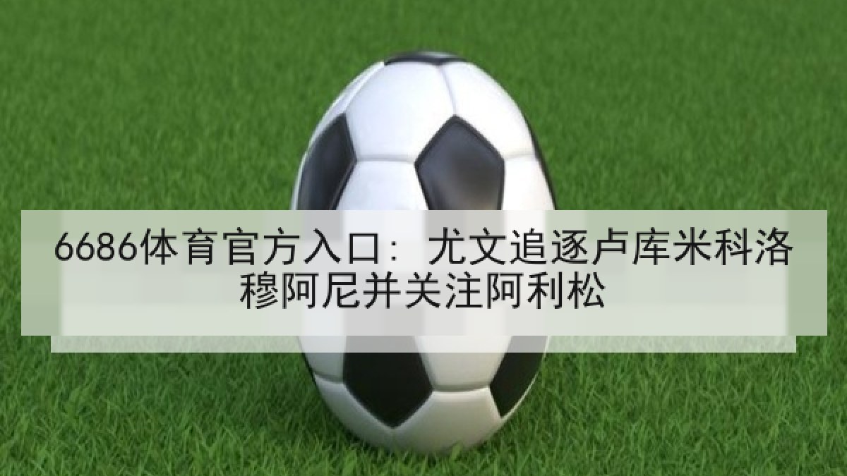 6686体育官方入口: 尤文追逐卢库米科洛穆阿尼并关注阿利松